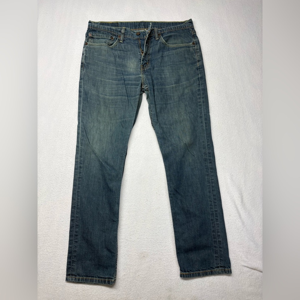 Levi's 511 Jeans Men's 34x32 Blue Denim Slim Fit Stretch 5 Pocket Medium Wash